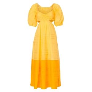 RTR STAUD Carina cutout midi dress - size medium